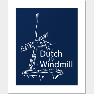 Dutch Windmill Posters and Art